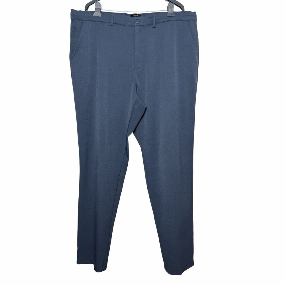 Quince Ultra Stretch 24/7 Smart Chino Pants Ocean Blue 42x34 Performance Casual